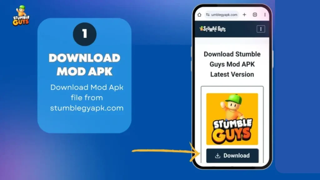 Step-by-step guide to download Stumble Guys Mod APK from stumblegyapk.com and enjoy unlocked features like skins, emotes, and abilities"